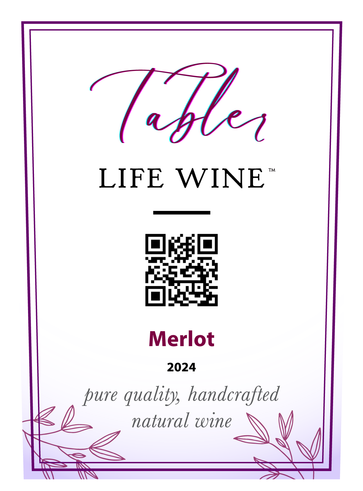 Merlot 2024 No Sulfite Health Wine