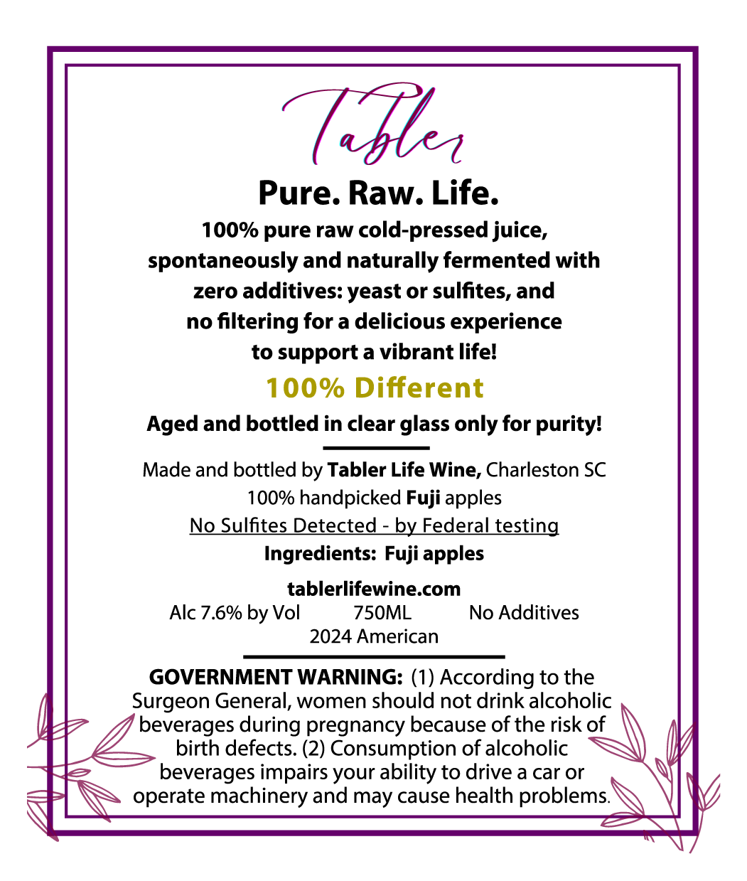 Fuji Apple Wine 2024